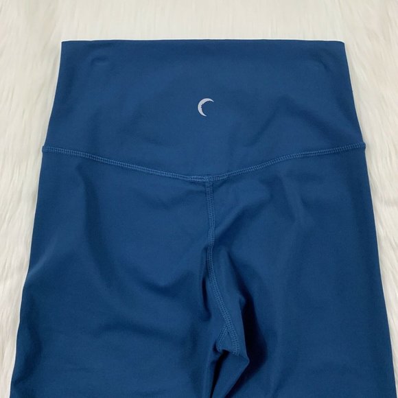 Zyia Size 4 Corsair Blue‎ Brilliant Mesh Hi Rise Crop Legging - Picture 7 of 8